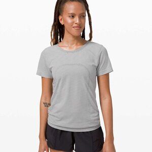 Lululemon Swiftly Relaxed Short Sleeve 2.0 Anti Stink Running Top Size 4